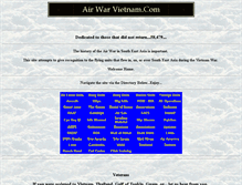 Tablet Screenshot of airwarvietnam.com
